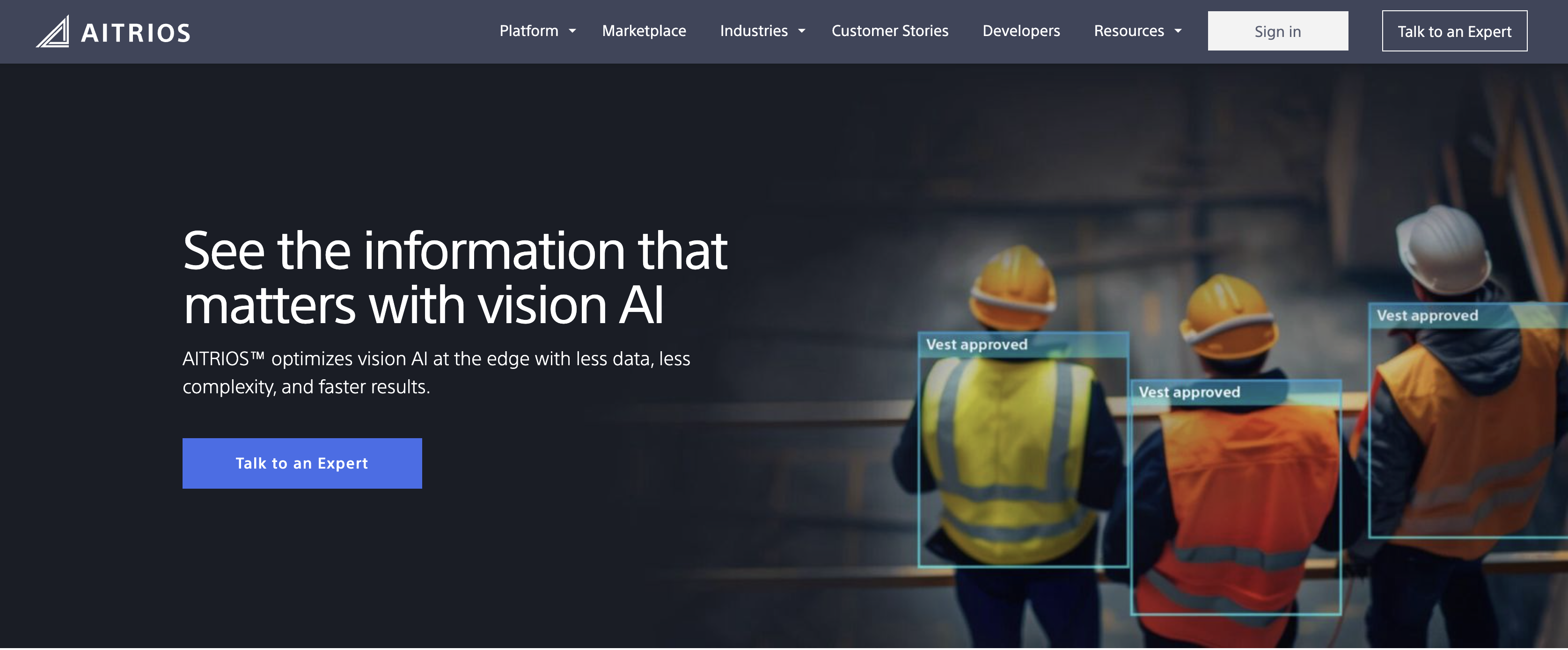 Sony AITRIOS Dashboard Arayüzü